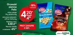 Żabka Orzeszki ziemne Felix solone i słone oferta