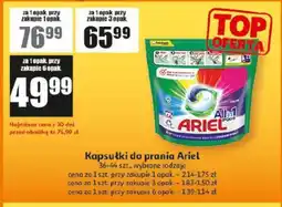Auchan Kapsułki do prania Ariel oferta