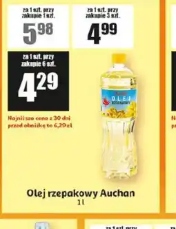 Auchan Olej rzepakowy Auchan oferta