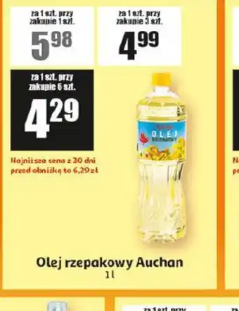 Olej rzepakowy Auchan
