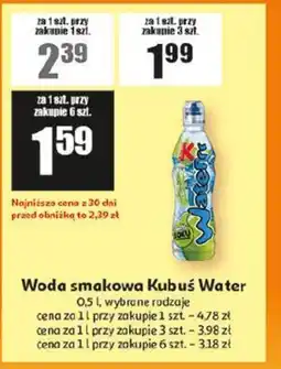 Auchan Kubuś Woda smakowa Water oferta