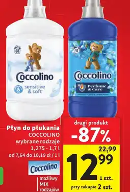 Intermarche Coccolino płyn do płukania oferta