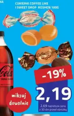Hildebrandt Cukierki coffee like i sweet drop roshen oferta