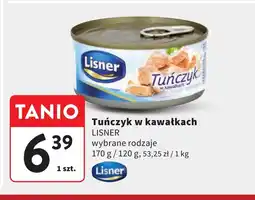Intermarche Tuńczyk w kawałkach Lisner oferta