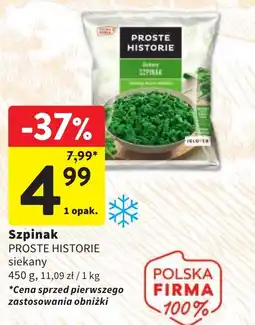 Intermarche Szpinak Proste Historie oferta
