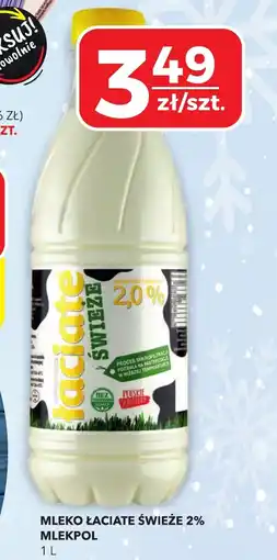 Top Market Mleko łaciate świeże 2% mlekpol oferta