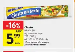 Intermarche Henglein Ciasto oferta