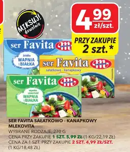 Top Market Ser favita sałatkowo - kanapkowy mlekovita oferta