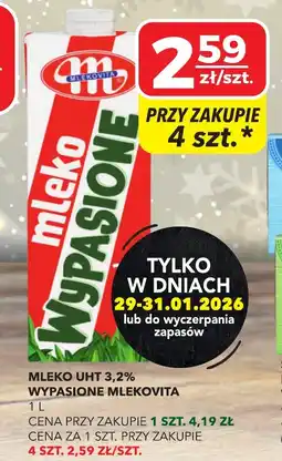 Top Market Mleko uht 3,2% wypasione mlekovita oferta