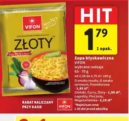 Intermarche Zupa błyskawiczna Vifon Złoty oferta