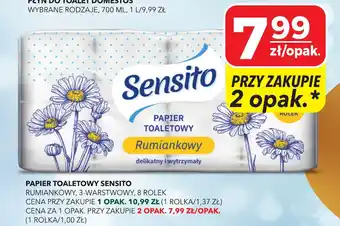 Top Market Papier toaletowy sensito oferta