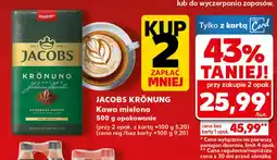 Kaufland Jacobs Krönung Kawa mielona oferta