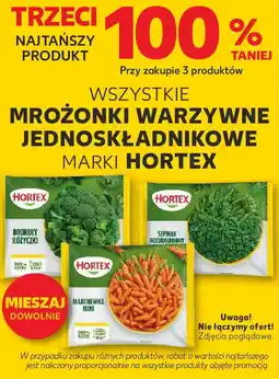 Kaufland Wszystkie mrożonki warzywne jednoskładnikowe marki Hortex oferta