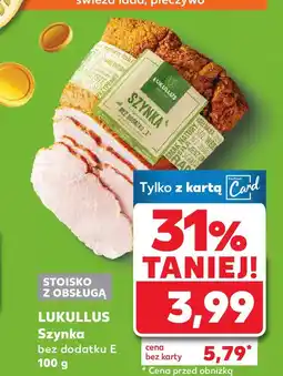 Kaufland LUKULLUS Szynka bez dodatku E (100 g) oferta