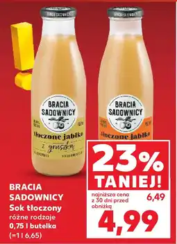 Kaufland Bracia Sadownicy Sok tłoczony jabłko oferta