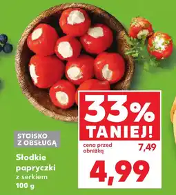 Kaufland Słodkie papryczki z serkiem (100 g) oferta