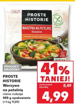 Kaufland PROSTE HISTORIE Warzywa na patelnię różne rodzaje 450 g opakowanie oferta