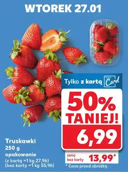 Kaufland Truskawki 250 g opakowanie oferta