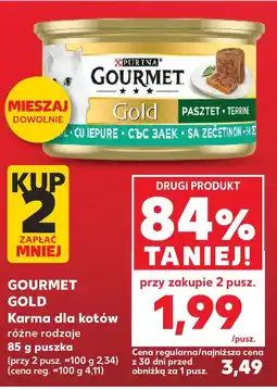 Kaufland Gourmet Gold Karma dla kotów puszka oferta
