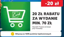 Kaufland 20 zł rabatu za wydanie min. 70 zł oferta