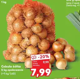 Kaufland Cebula żółta 5 kg opakowanie oferta