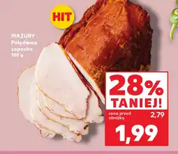 Kaufland MAZURY Polędwica sopocka oferta
