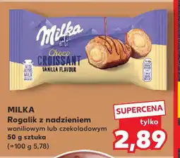 Kaufland MILKA Rogalik z nadzieniem waniliowym lub czekoladowym oferta