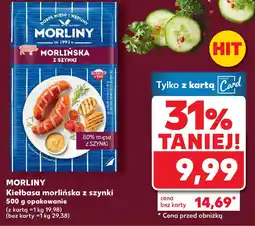 Kaufland MORLINY Kiełbasa morlińska z szynki 500 g opakowanie oferta