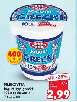 Kaufland Mlekovita Jogurt typu grecki 10% oferta