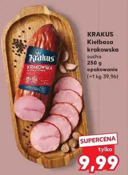 Kaufland KRAKUS Kiełbasa krakowska sucha 250 g opakowanie oferta