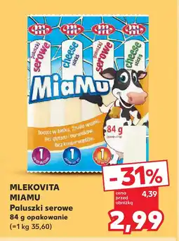 Kaufland Mlekovita MiaMu Paluszki serowe oferta