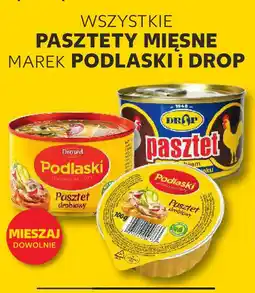 Kaufland Pasztety mięsne marek Podlaski i Drop oferta
