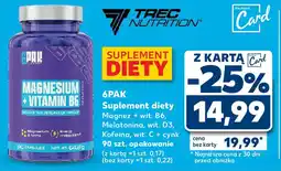 Kaufland 6PAK Magnez + Wit. B6, Melatonina, Wit. D3, Kofeina, Wit. C + Cynk (90 szt.) oferta