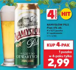 Kaufland Namysłów Pils Piwo 6% alk. 4 x 0,5 l puszka oferta