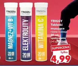 Kaufland TRIGGY Tabletki musujące (Magnez + Wit B, Elektrolity, Witamina C) oferta