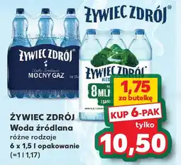 Kaufland Żywiec Zdrój Woda źródlana różne rodzaje 6 x 1,5 l opakowanie oferta