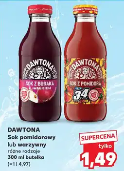 Kaufland Dawtona Sok pomidorowy lub warzywny różne rodzaje 300 ml butelka oferta