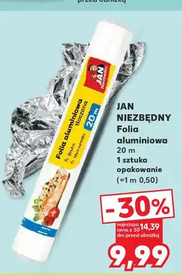 Kaufland JAN NIEZBĘDNY Folia aluminiowa 20 m oferta