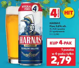 Kaufland Harnaś Piwo 5.8% alk. 4 x 0,5 l puszka oferta
