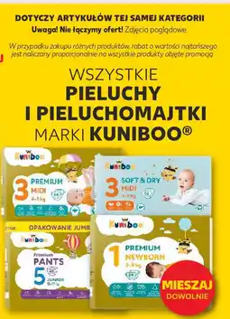 Kaufland Pieluchy i pieluchomajtki marki KUNIBOO oferta