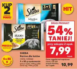 Kaufland SHEBA Karma dla kotów (4 x 85 g opakowanie) oferta