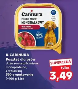 Kaufland K-CARINURA Pasztet dla psów z wołowiną oferta