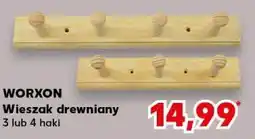 Kaufland WORKON Wieszak drewniany 3 lub 4 haki oferta