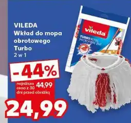 Kaufland Vileda Wkład do mopa obrotowego Turbo 2 w 1 oferta