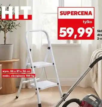 Kaufland Składana drabina 2-stopniowa oferta