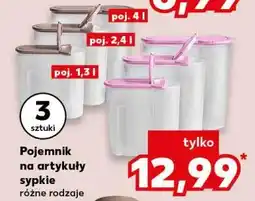 Kaufland Pojemnik na artykuły sypkie (3 sztuki) oferta