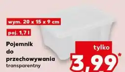 Kaufland Pojemnik do przechowywania transparentny oferta