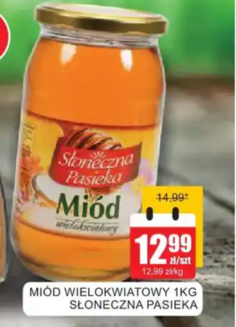 Miód wielokwiatowy słoneczna pasieka