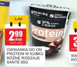 Bingo Owsianka go on protein w kubku sante oferta
