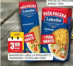Bingo Makaron lubella spaghetti, świderek, pióra oferta